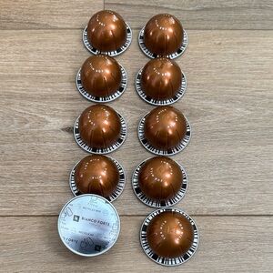 10 Bianco Forte Coffee Nespresso Vertuo Pods